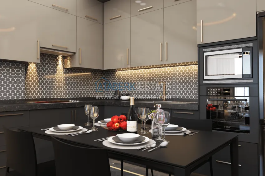 Приобрести Роскошный проект жилого комплекса в Алании в районе Оба 11 