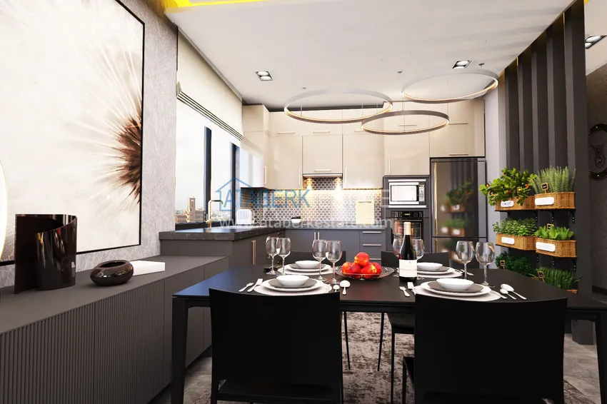 Приобрести Роскошный проект жилого комплекса в Алании в районе Оба 17 