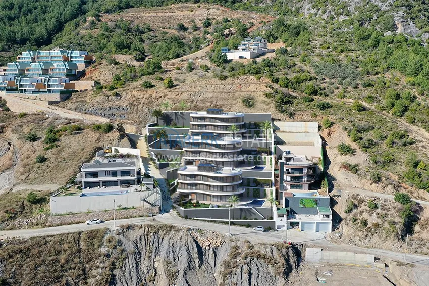 Новый проект элитного комплекса вилл в горном районе Алании 3 