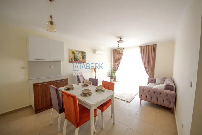 Приобрести Квартира в Махмутларе двухкомнатная с мебелью по доступной цене 4 