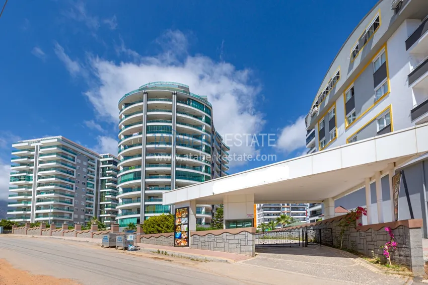 Квартира в Махмутларе современный интерьер, вид на горы, комфортабельном комплекс  6 