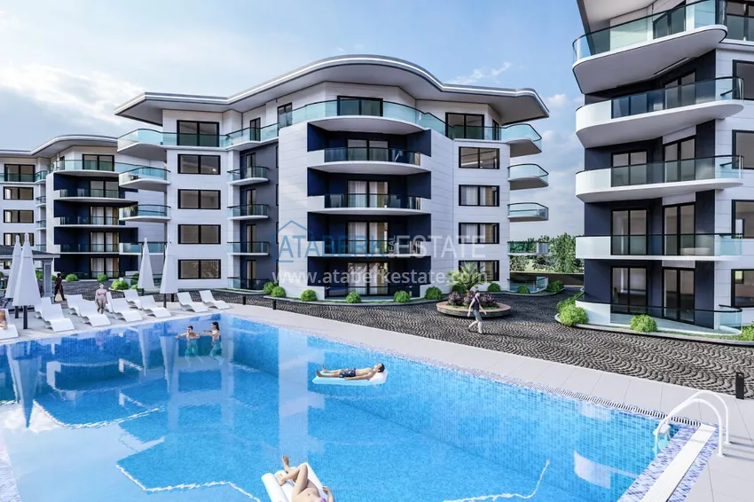 Новый жилой комплекс в Махмутларе на последнем этапе строительства 4 