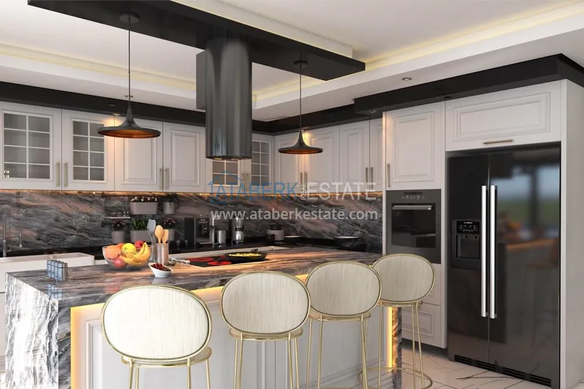 Приобрести Новый проект элитного комплекса вилл в горном районе Алании 4 