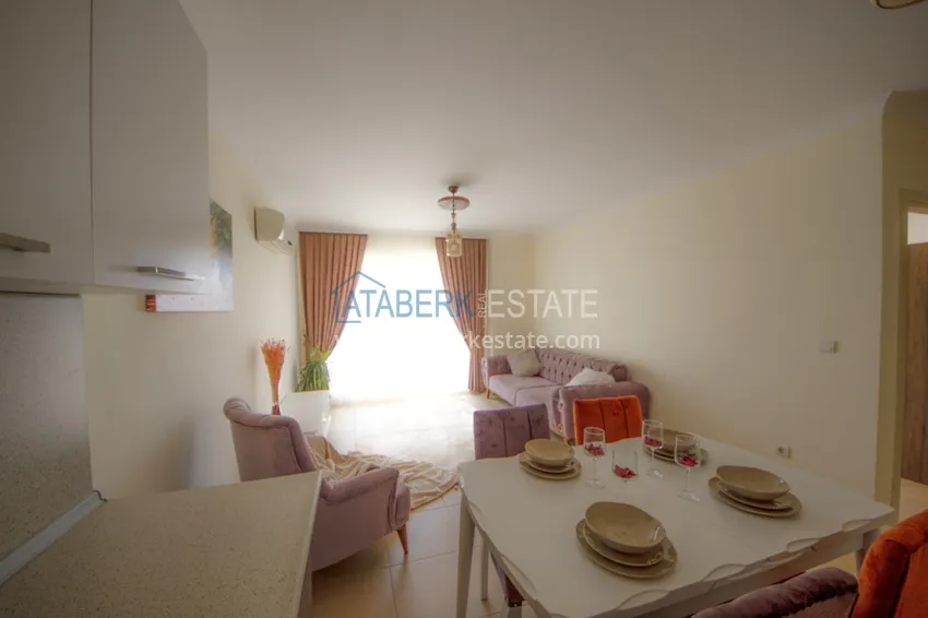 Приобрести Квартира в Махмутларе двухкомнатная с мебелью по доступной цене 5 