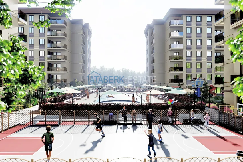 Квартиры в Анталии, район Кепез с газификацией от застройщика 5 