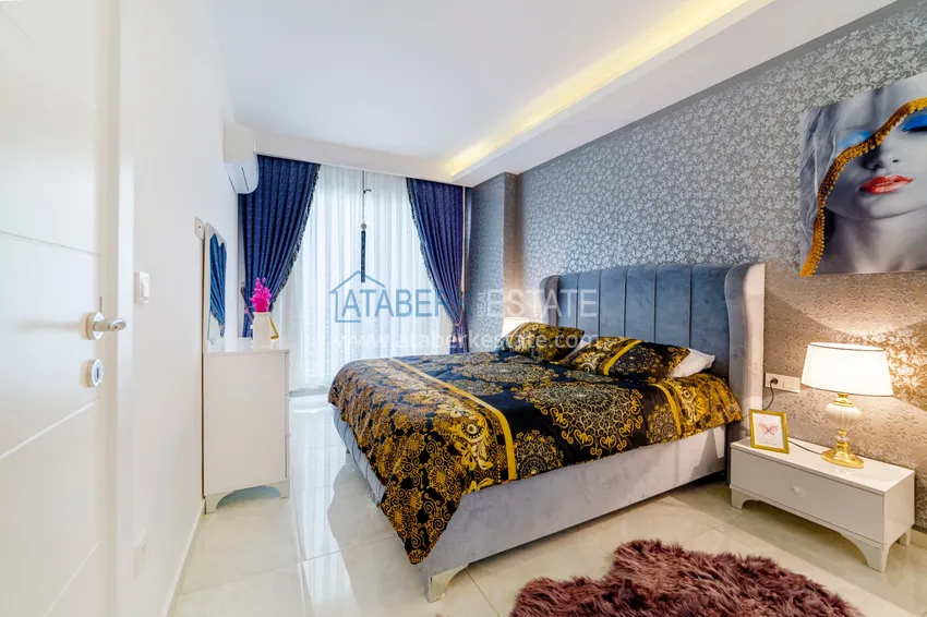 Приобрести Квартира в Махмутларе современный интерьер, вид на горы, комфортабельном комплекс  5 