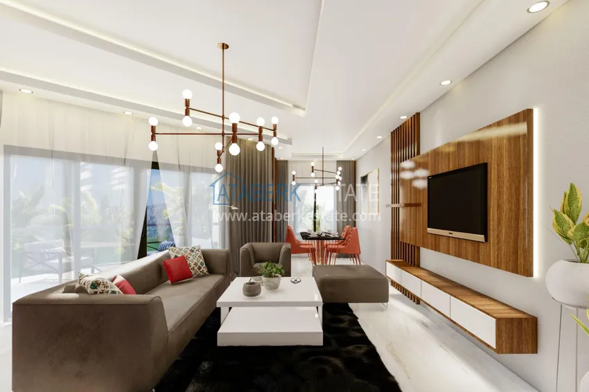 Приобрести Новый жилой комплекс в Махмутларе на последнем этапе строительства 5 