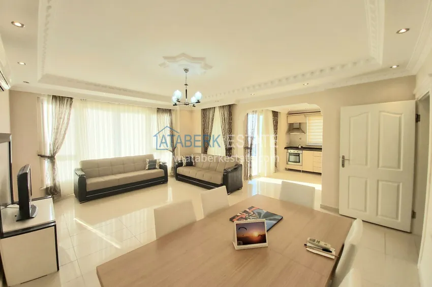 Приобрести Квартира в Махмутларе с мебелью, видом на море и горы, на центральной улице 6 