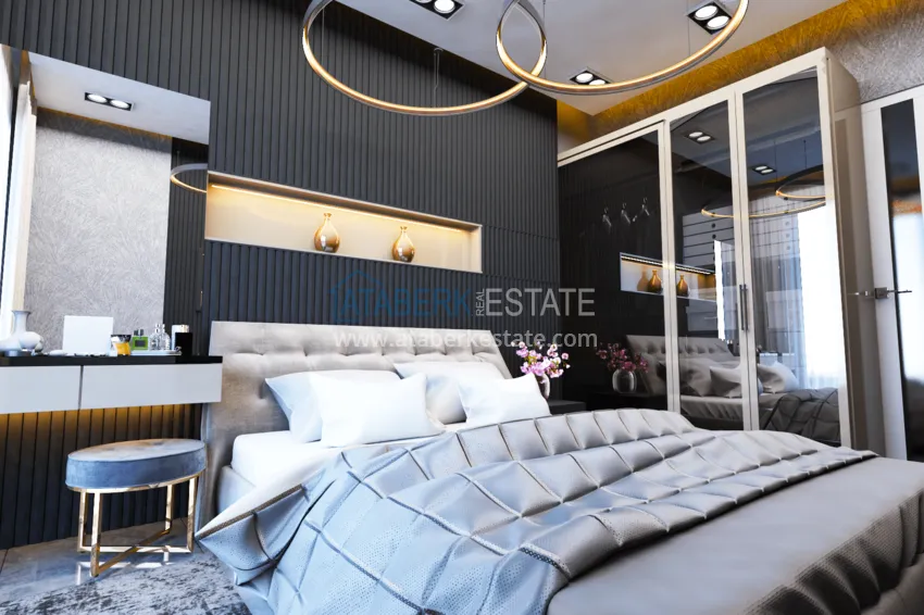 Приобрести Роскошный проект жилого комплекса в Алании в районе Оба 5 