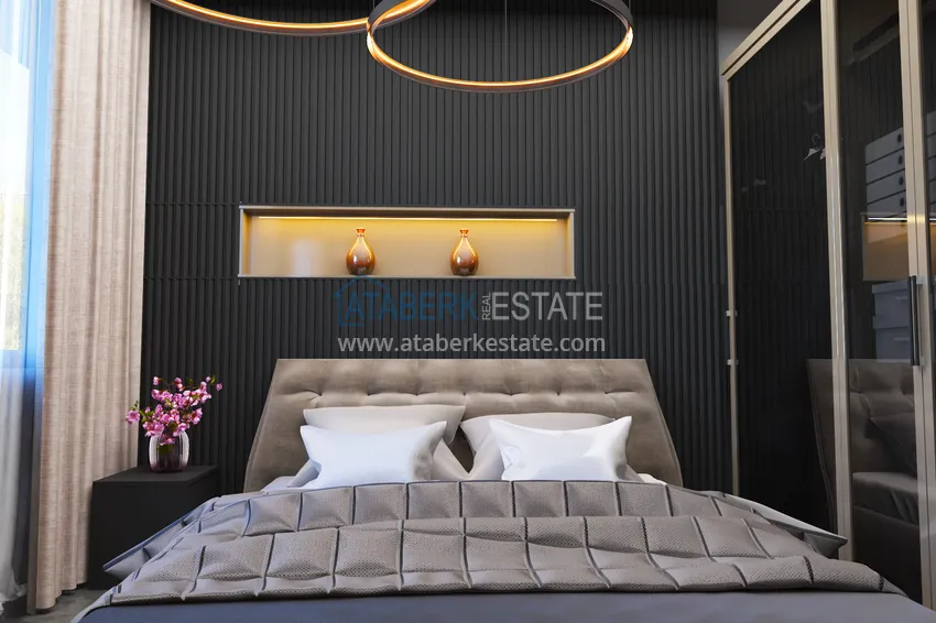 Приобрести Роскошный проект жилого комплекса в Алании в районе Оба 13 