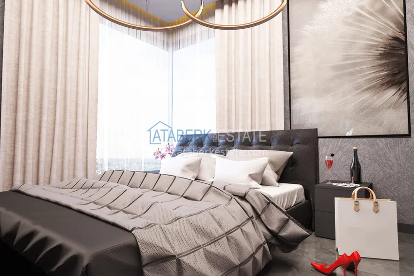 Приобрести Роскошный проект жилого комплекса в Алании в районе Оба 19 