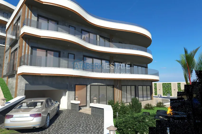 Новый проект элитного комплекса вилл в горном районе Алании 5 