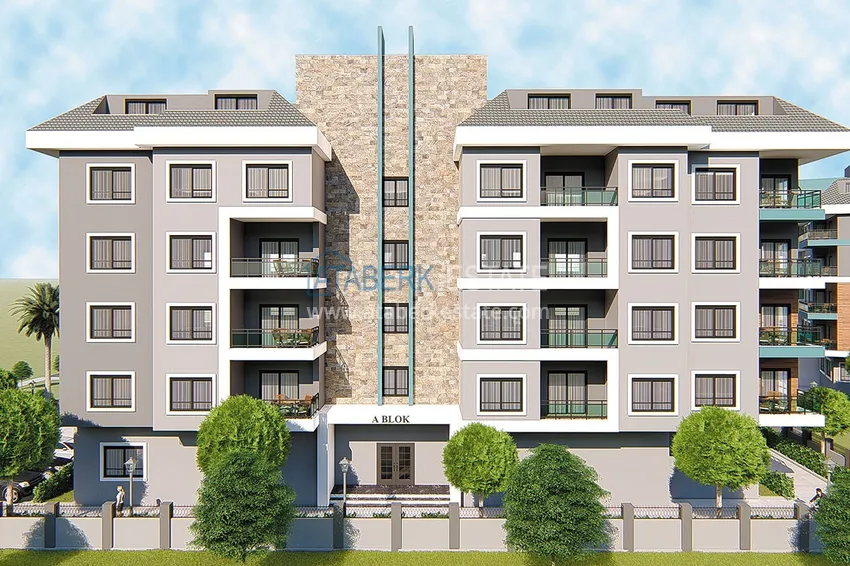 Высококачественный новый жилой комплекс в районе Оба 5 