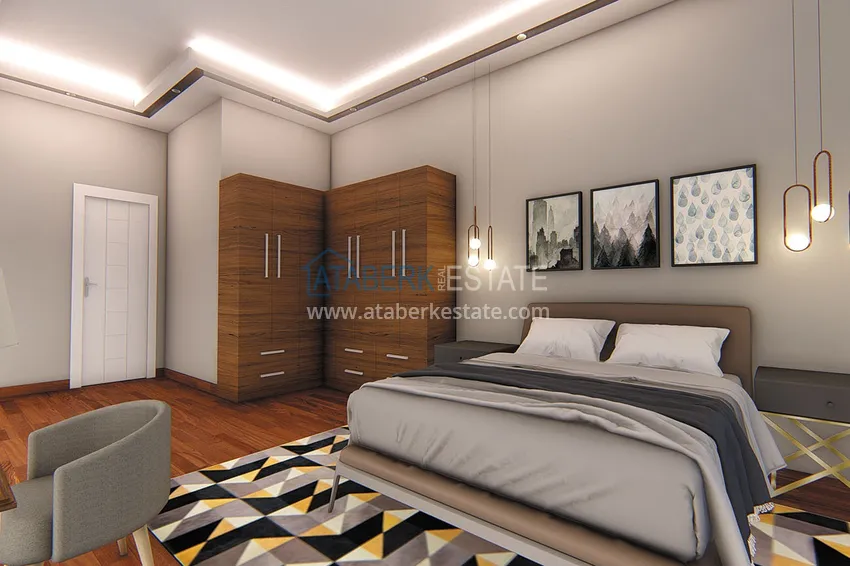 Приобрести Высококачественный новый жилой комплекс в районе Оба 5 