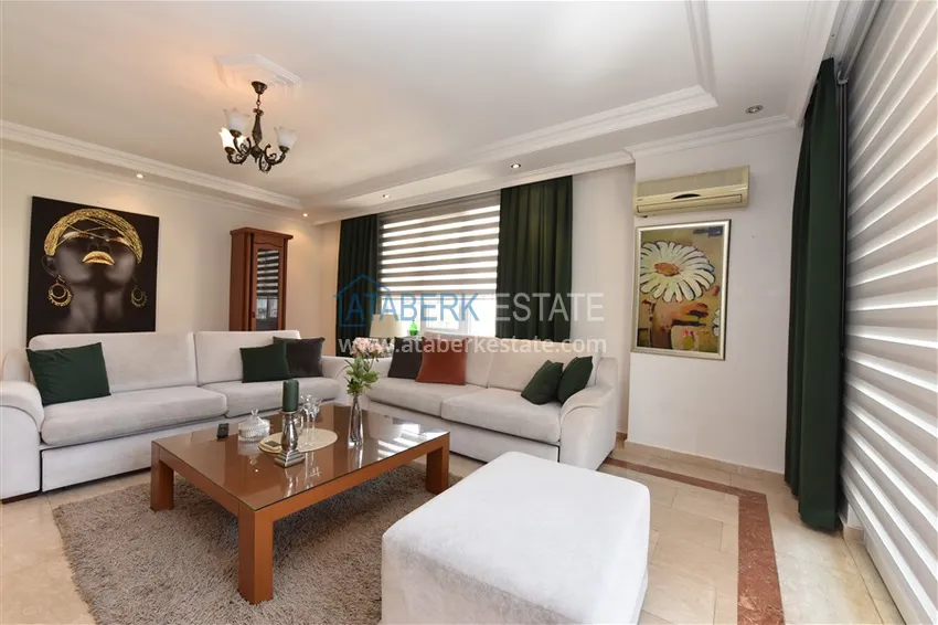 Приобрести Квартира в центре Алании с мебелью, отдельной кухней и застекленными балконами 8 