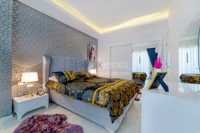 Приобрести Квартира в Махмутларе современный интерьер, вид на горы, комфортабельном комплекс  6 