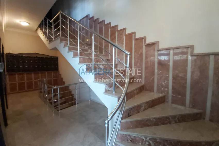 Квартира в Махмутларе с мебелью, видом на море и горы, на центральной улице 6 