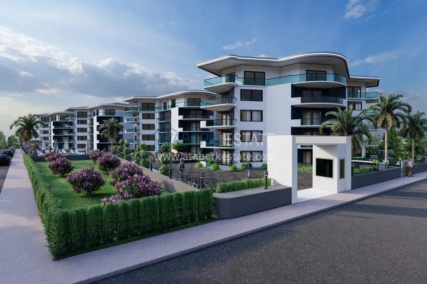 Новый жилой комплекс в Махмутларе на последнем этапе строительства 6 