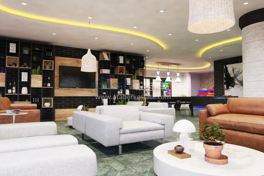 Роскошный проект жилого комплекса в Алании в районе Оба 25 