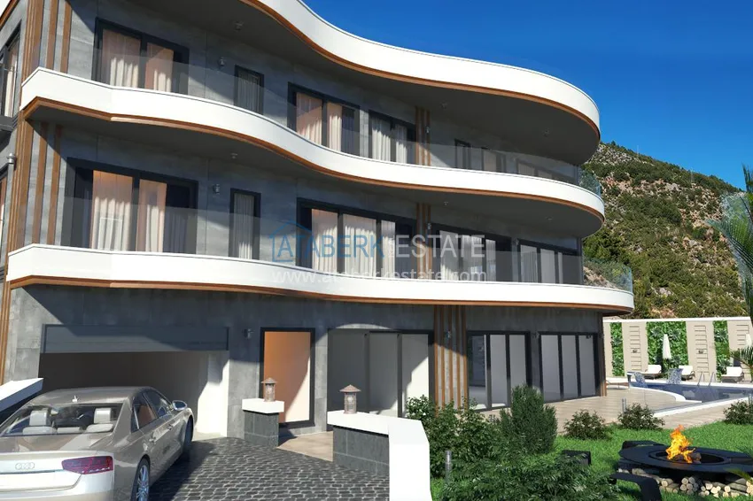 Новый проект элитного комплекса вилл в горном районе Алании 6 