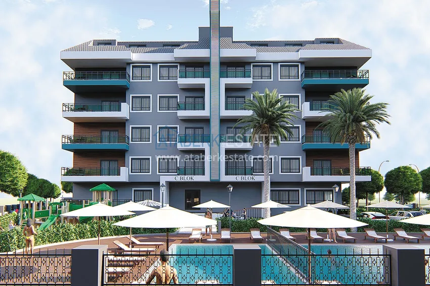 Высококачественный новый жилой комплекс в районе Оба 6 