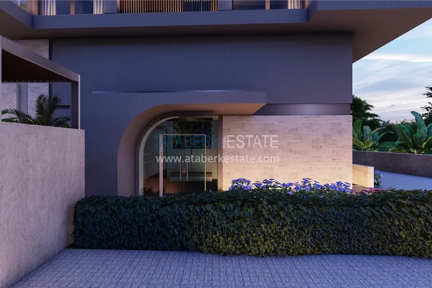 Двухкомнатные квартиры в жилом комплексе комфорт-класса в Каргыджаке в Алании 8 