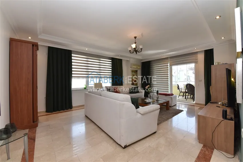 Приобрести Квартира в центре Алании с мебелью, отдельной кухней и застекленными балконами 9 