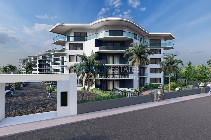 Новый жилой комплекс в Махмутларе на последнем этапе строительства 7 