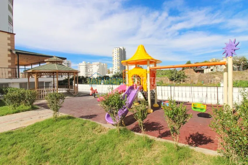 Квартира в Махмутларе трехкомнатная с отдельной кухней 8 