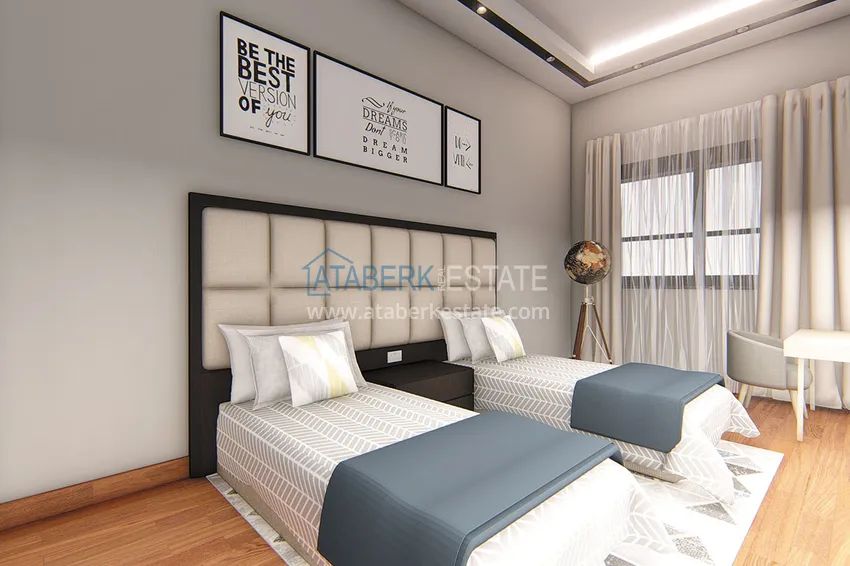 Приобрести Высококачественный новый жилой комплекс в районе Оба 7 