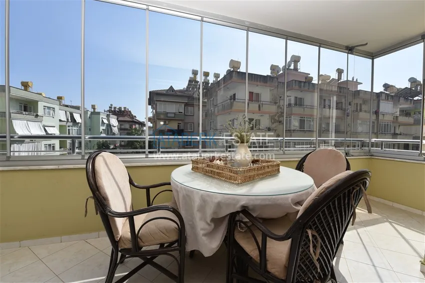 Приобрести Квартира в центре Алании с мебелью, отдельной кухней и застекленными балконами 10 