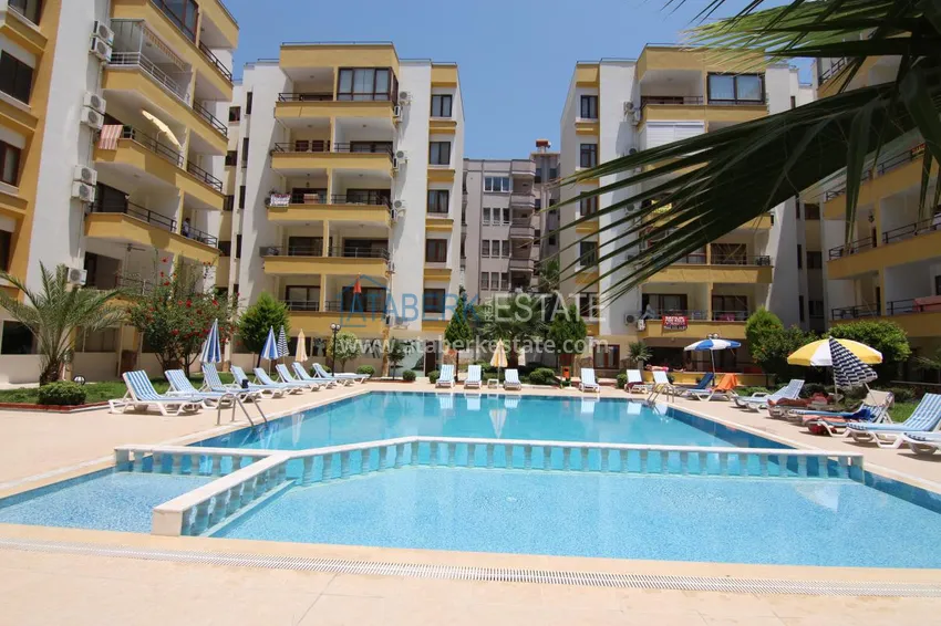 Квартира в Махмутларе двухкомнатная с мебелью, в жилом комплексе 8 