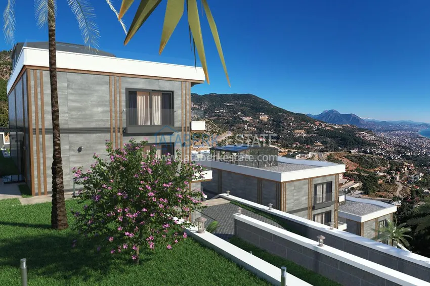 Новый проект элитного комплекса вилл в горном районе Алании 8 