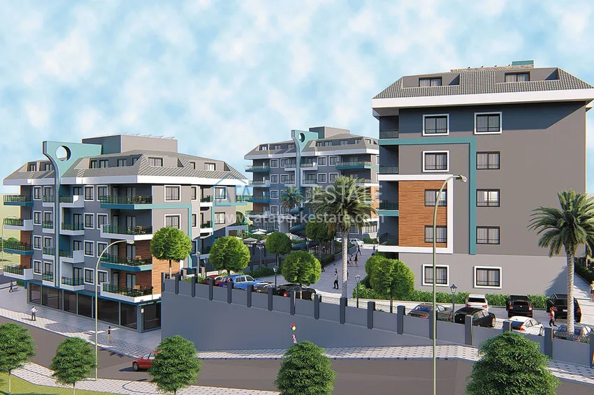 Высококачественный новый жилой комплекс в районе Оба 8 