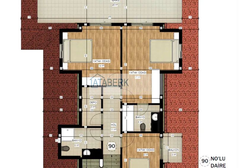 Купить дешево Квартиры в Авсалларе от застройщика в новостройке 5 