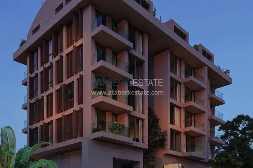 Двухкомнатные квартиры в жилом комплексе комфорт-класса в Каргыджаке в Алании 11 