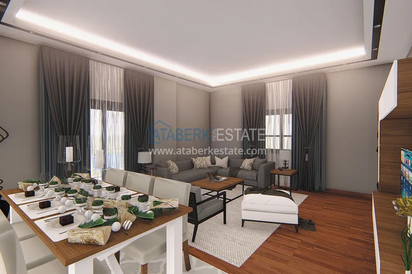 Приобрести Высококачественный новый жилой комплекс в районе Оба 9 