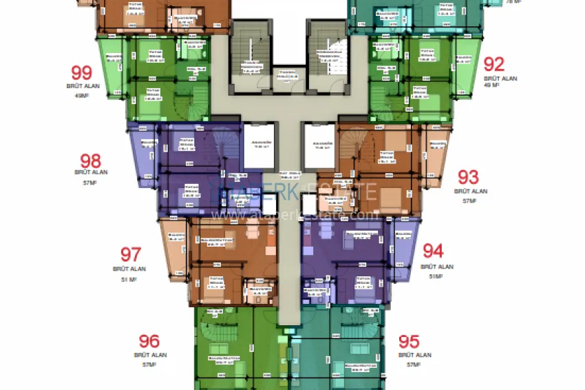 Купить дешево Новый жилой комплекс с богатой инфраструктурой в Алании, район Авсаллар 2 