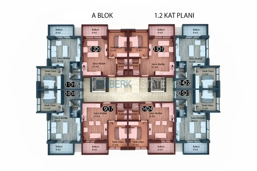 Купить дешево Новый проект жилого комплекса в Кестеле 1 