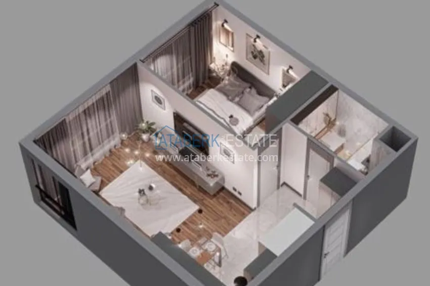 Купить дешево Квартиры в Анталии, Коньяалты в новом инвестиционном проекте от застройщика 1 