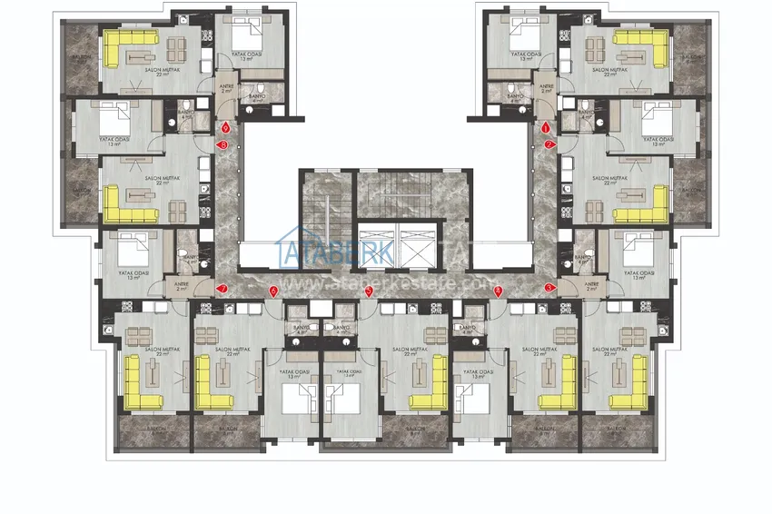 Купить дешево Новый инвестиционный проект жилого комплекса в Авсалларе  3 