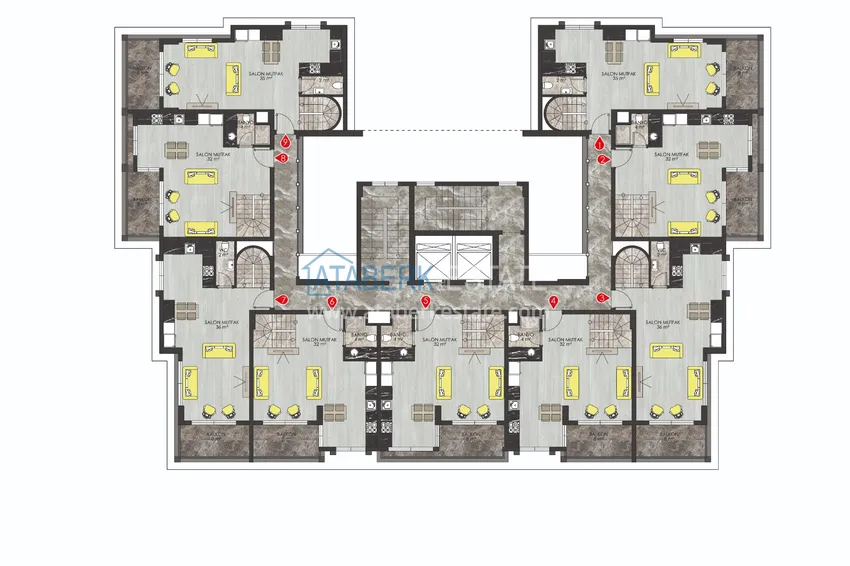 Купить дешево Новый инвестиционный проект жилого комплекса в Авсалларе  5 