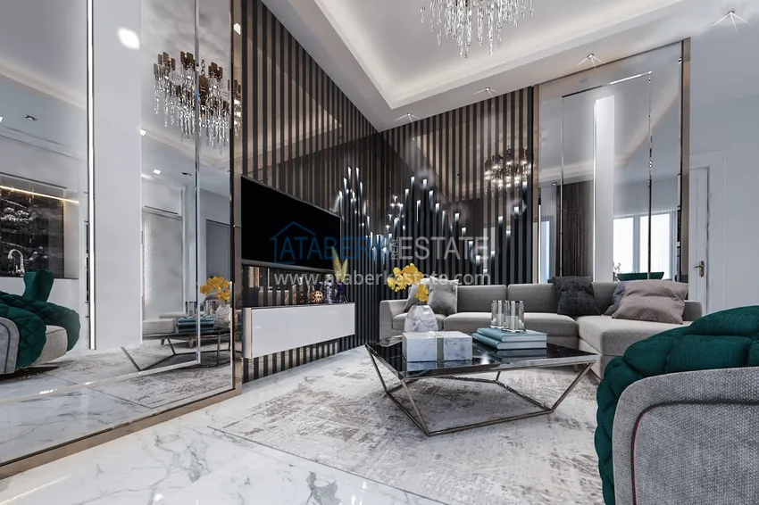 Приобрести Новый проект элитного жилого комплекса в Махмутларе с правом на турецкое гражданство 1 