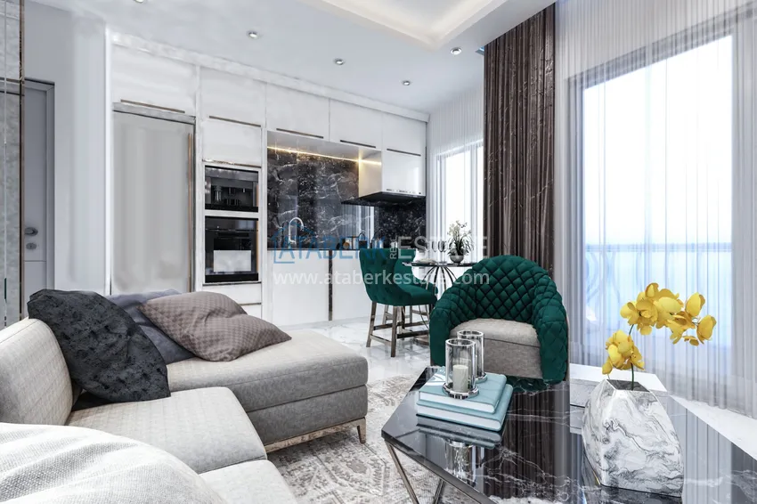 Приобрести Новый проект элитного жилого комплекса в Махмутларе с правом на турецкое гражданство 4 