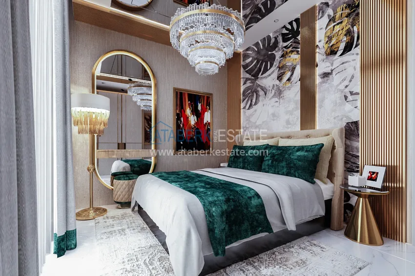 Приобрести Новый проект элитного жилого комплекса в Махмутларе с правом на турецкое гражданство 6 