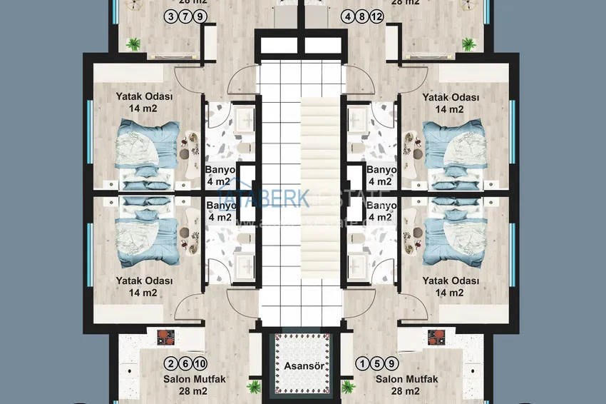 Купить дешево Новый проект жилого комплекса. Квартиры в Оба по минимально низким ценам 6 