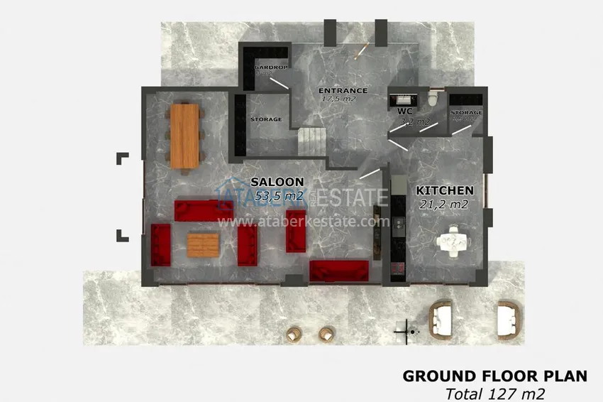 Купить дешево Эксклюзивный проект в Каргыджаке – комплекс элитных вилл  2 