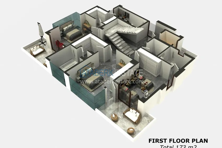 Купить дешево Эксклюзивный проект в Каргыджаке – комплекс элитных вилл  3 