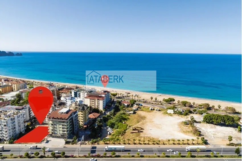 Новый инвестиционный проект в центре Аланьи в районе пляжа Клеопатры 3 