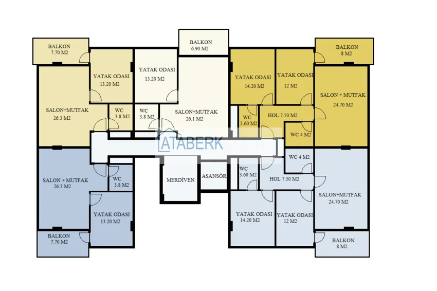 Купить дешево Новый современный проект в Каргыджаке по ценам от застройщика 1 